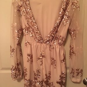 Tigermist Rose Gold Romper